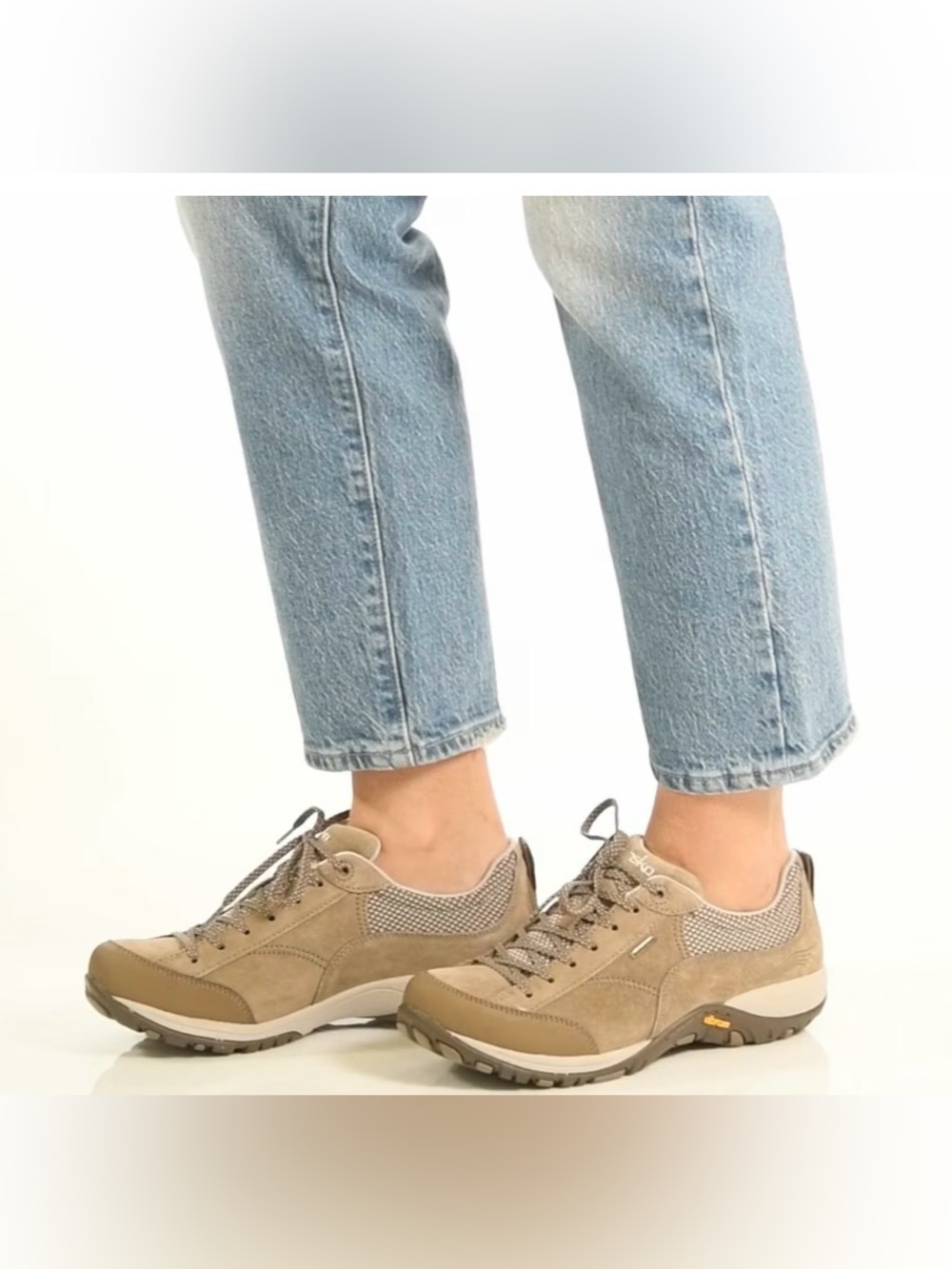Dansko Paisley Taupe Suede Outdoor Lace-Up Sneaker size 40 - Picture 2 of 10